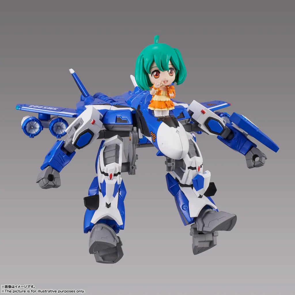 Bandai Spirits Tiny Session VF-25G Messiah Valkyrie Michael Use Collectible Figure