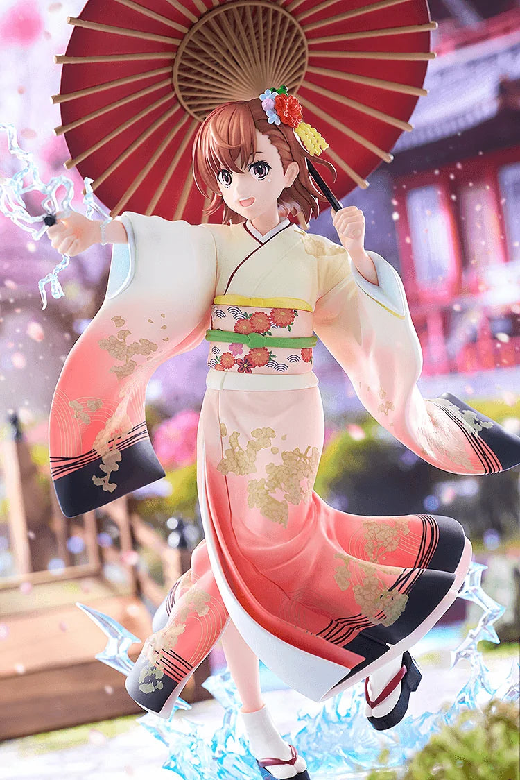 KADOKAWA Mikoto Misaka Furisode Kimono Scale Figure