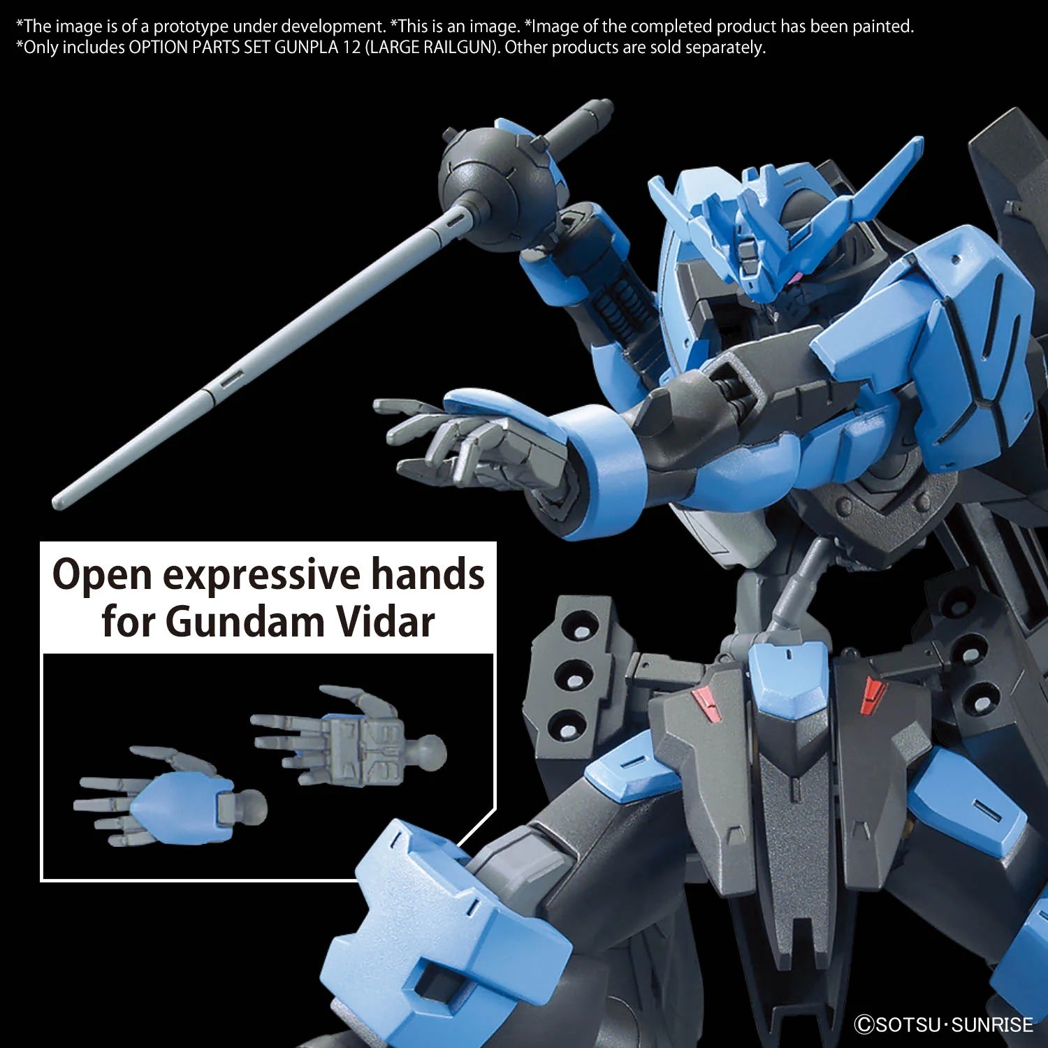 Gundam Iron-Blooded Orphans Option Parts Set 12 Large Railgun