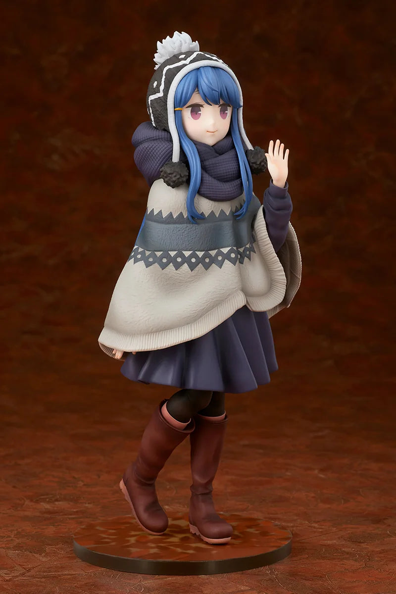 Hobby Stock Laid-Back Camp Rin Shima 1/7 Scale Figure Lake Shibire Camping Ver.