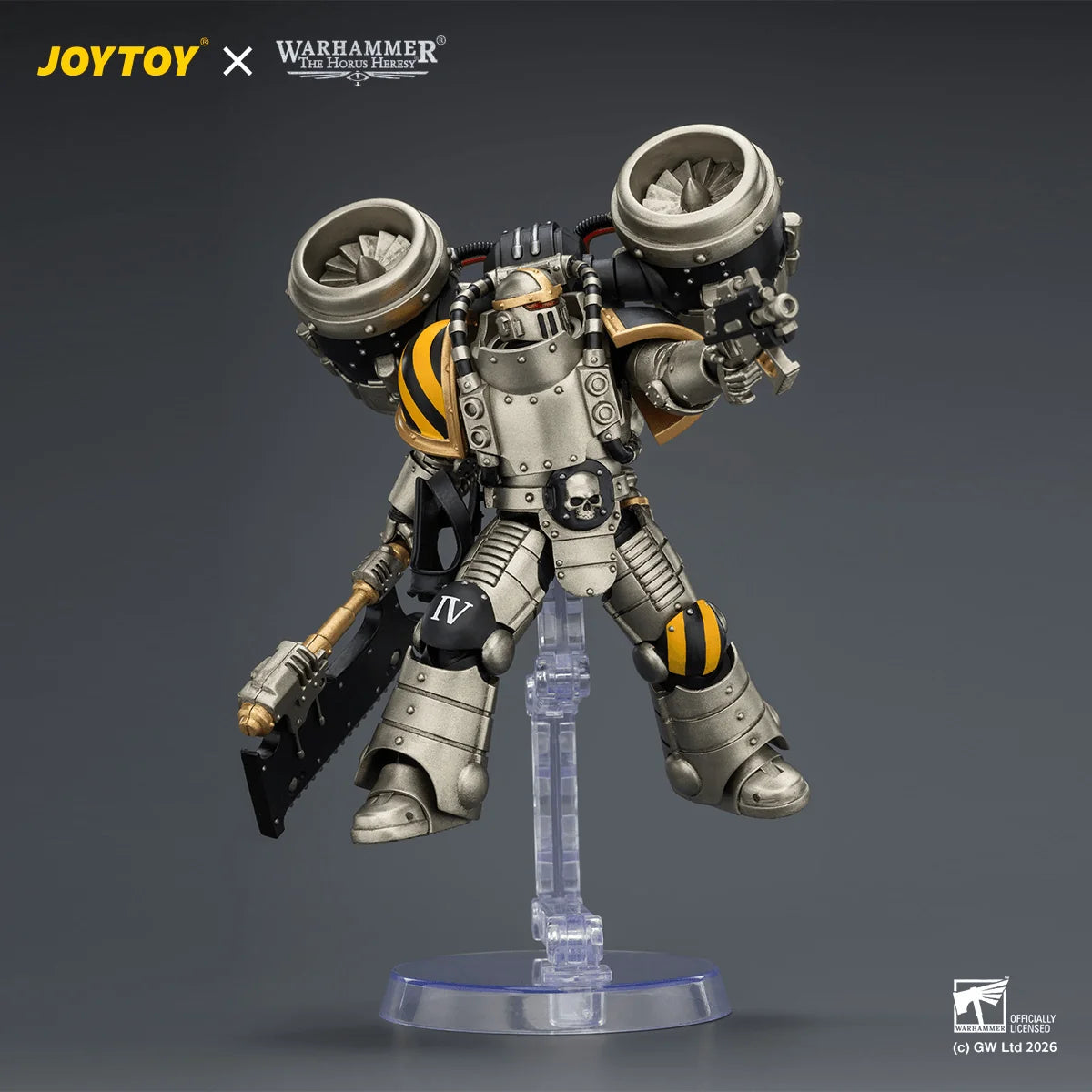 Iron Warriors MkII Assault Legionary2 with Bolt pistol & Heavy chain axe