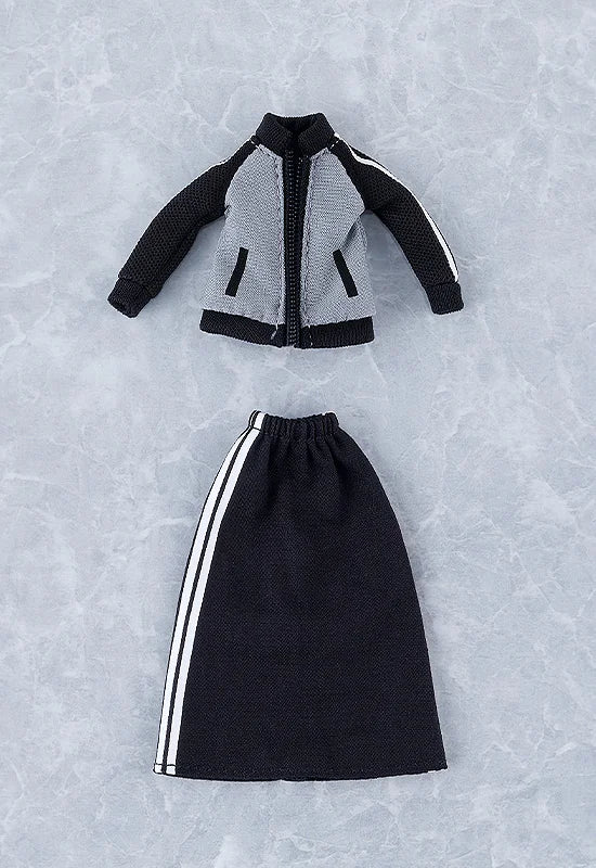 Max Factory figma Makoto Female Body Action Figure with Tracksuit and Skirt Outfit