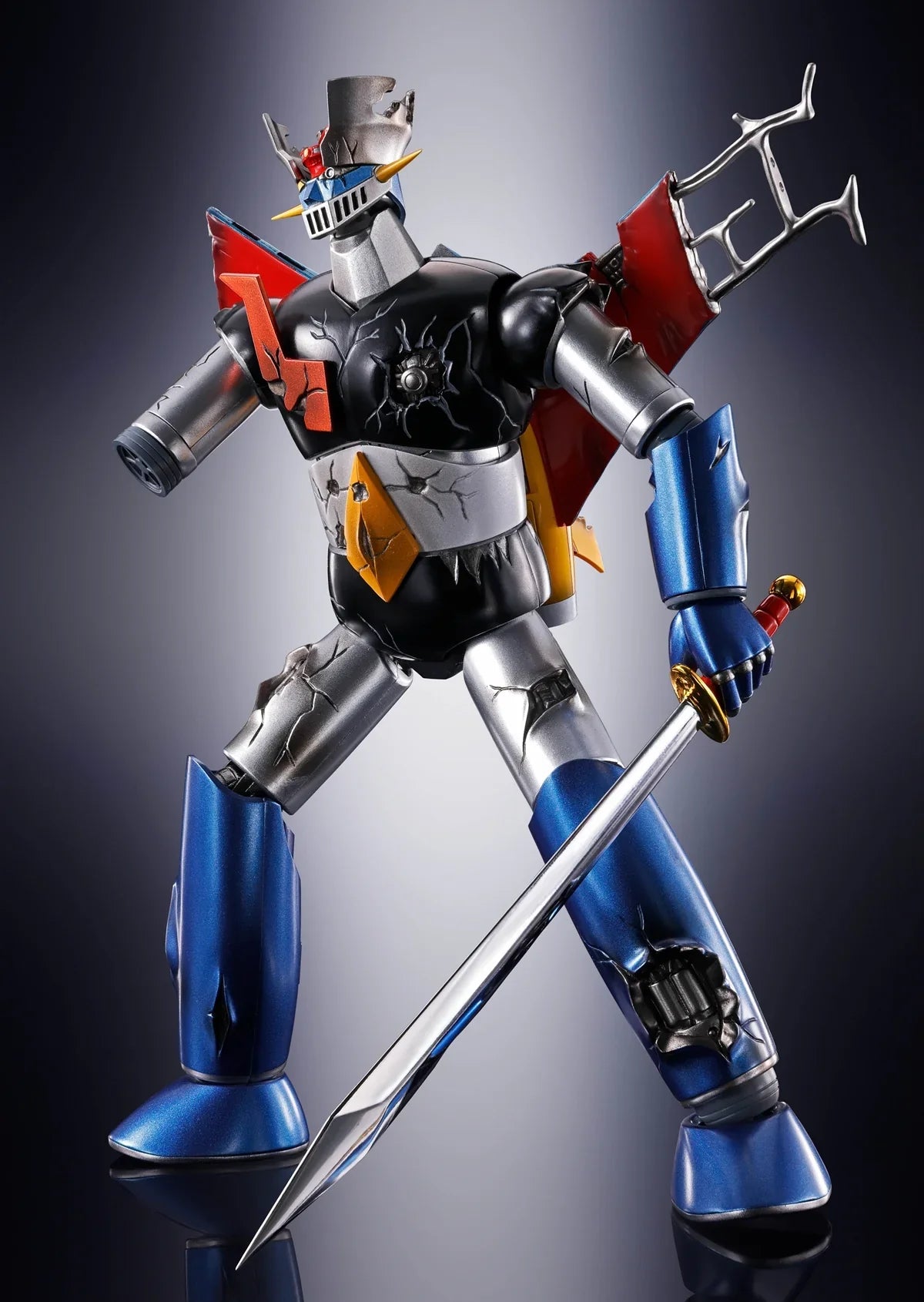 Tamashii Nations Soul of Chogokin Mazinger Z Kakumeishinka Damage Ver. Action Figure