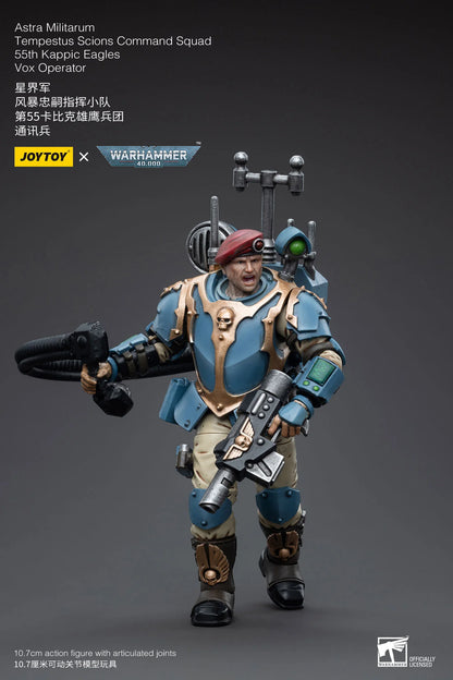 JoyToy Warhammer 40K Astra Militarum Tempestus Scions Vox Operator Action Figure