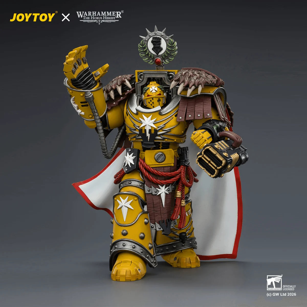 JOYTOY Warhammer 40K Lord Castellan Evander Garrius Articulated Action Figure
