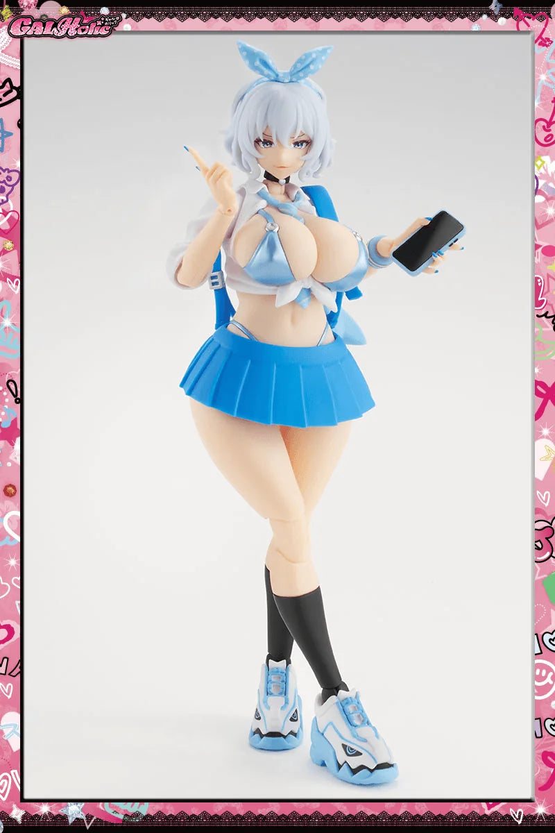 AMAKUNI GALHolic Mio 1/10 Scale Bishoujo Plastic Model Kit