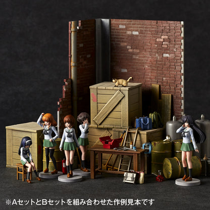 KAIYODO Artpla Girls und Panzer Final Chapter Garage Set Plastic Model Kit