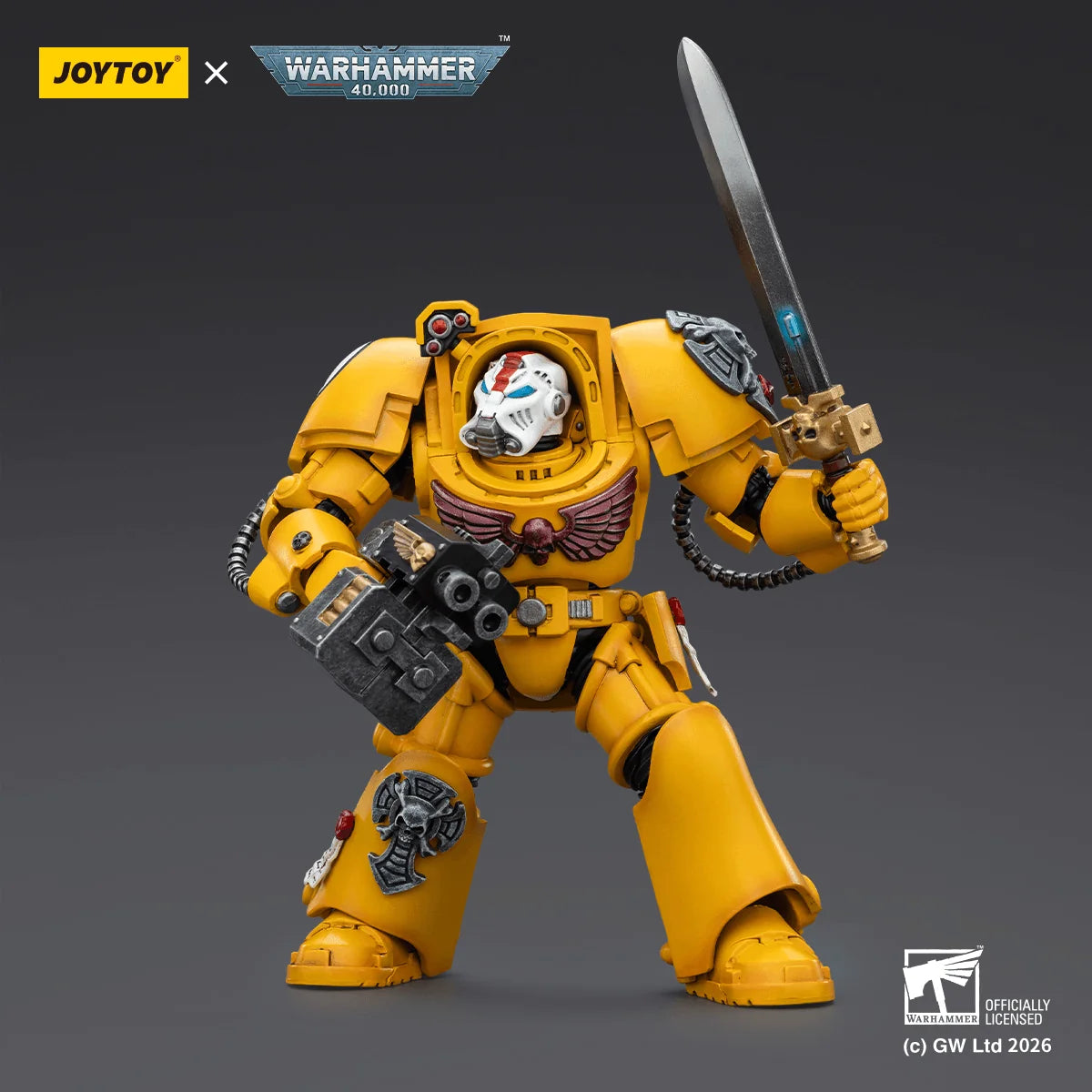 Imperial Fists Terminator 1 with Power Sword and Storm Bolter