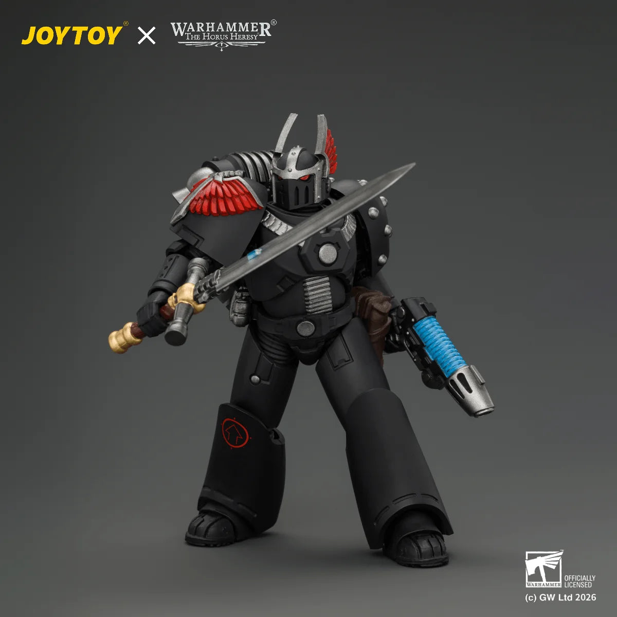 Dark Angels MKVI Tactical Sergeant with Power Sword and Plasma Pistol
