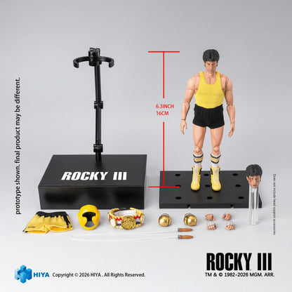 HIYA TOYS Exquisite Super Series Rocky III Rocky Balboa 1/12 Scale Action Figure