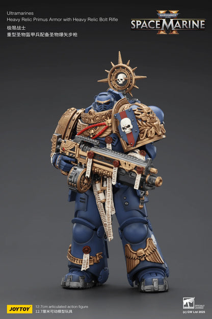 Ultramarines Heavy Relic Primus Armor with Heavy Relic Bolt Rifle