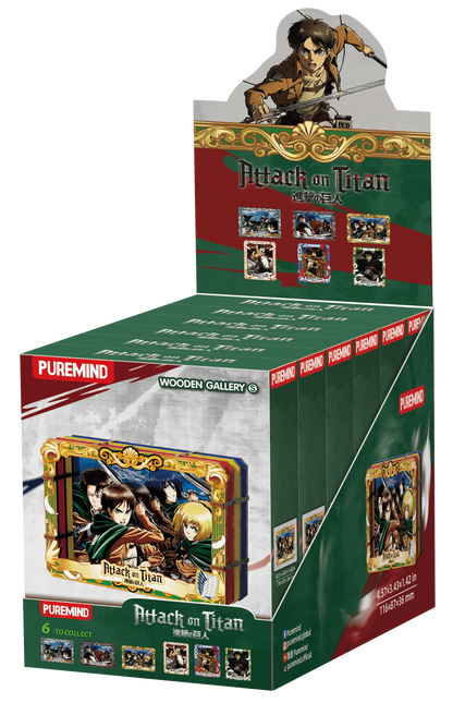 Attack on Titan Wooden Gallery - S (6 units/set) (Box of 6)
