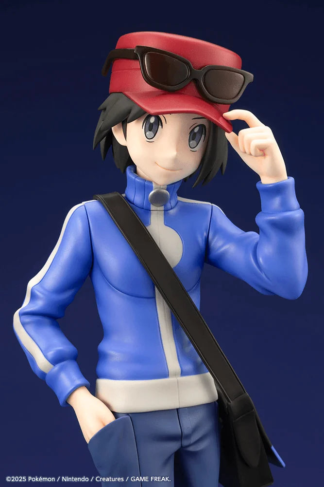 Kotobukiya Pokémon Calem with Froakie ARTFX J Statue Figure