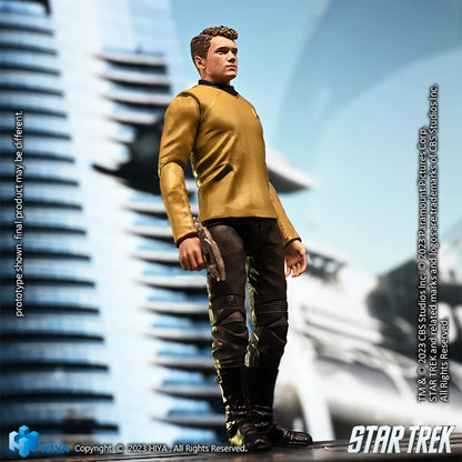 HIYA TOYS Exquisite Mini Series Star Trek 2009 Chekov 1/18 Scale Action Figure