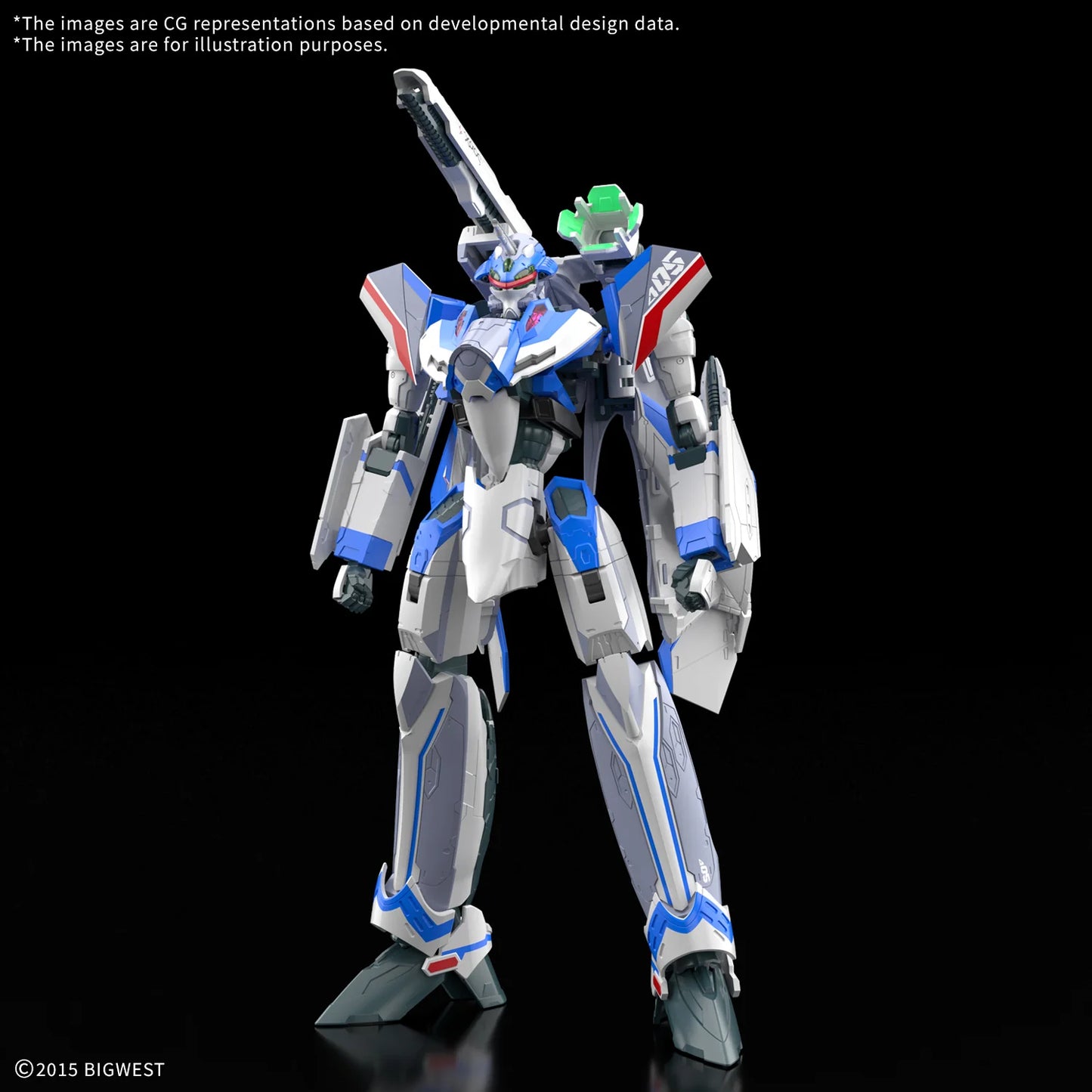 HG 1/100 VF-31J SIEGFRIED （HAYATE IMMELMANN USE）