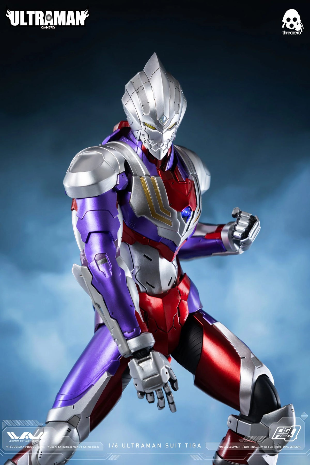 ThreeZero FigZero 1/6 Ultraman Suit Tiga Action Figure