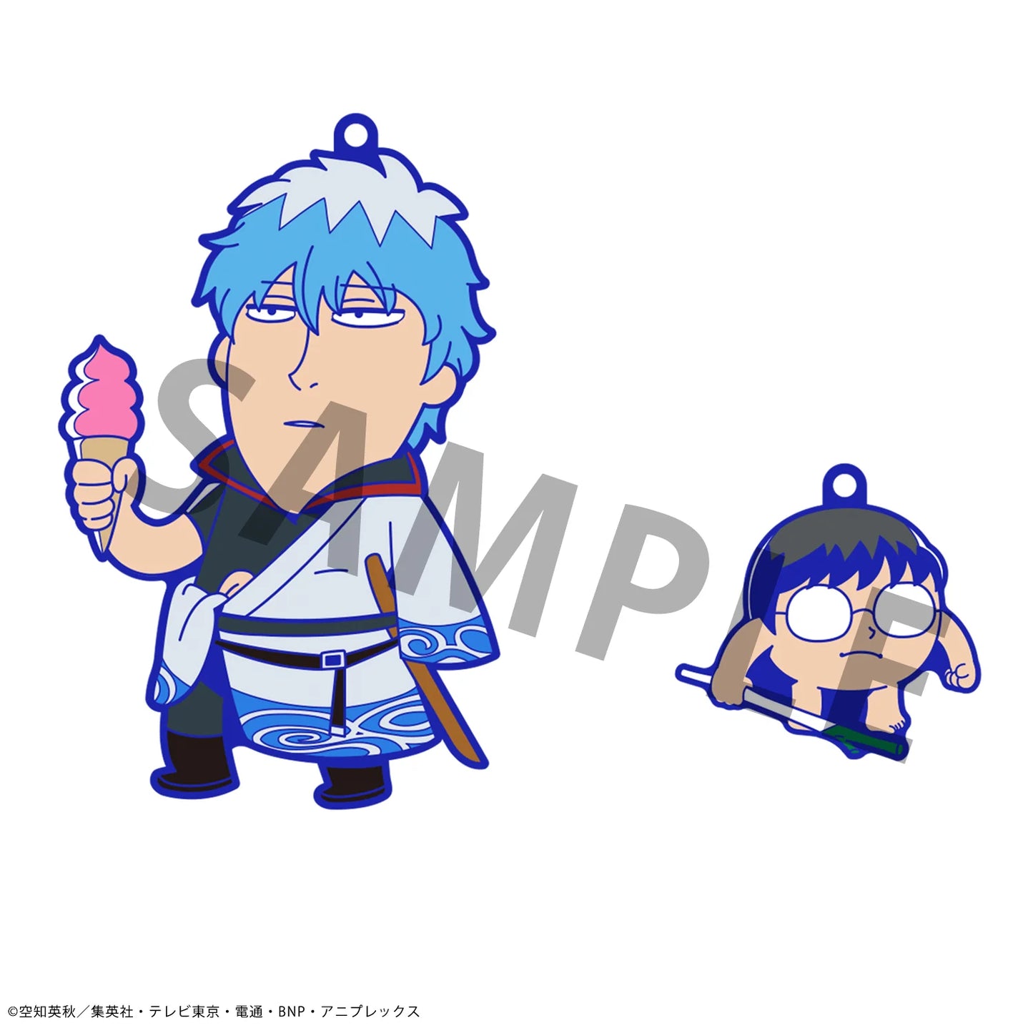 Gintama x Okawabukubu Gintama Oshanti Rubber Mascot (8pc per box)