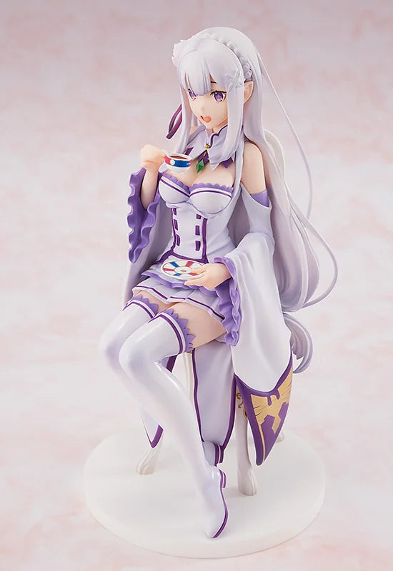 Emilia Tea Party Ver. Scale Figure Re:ZERO