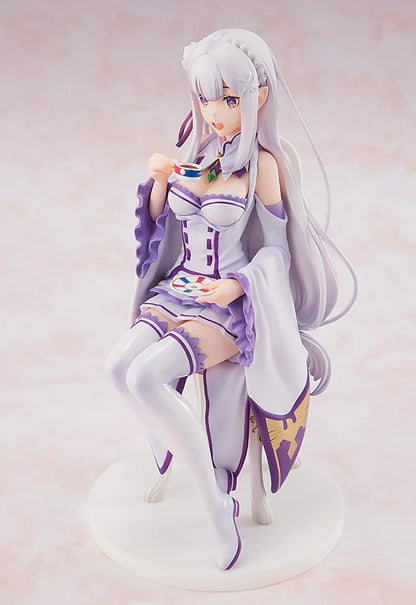 Emilia Tea Party Ver. Scale Figure Re:ZERO