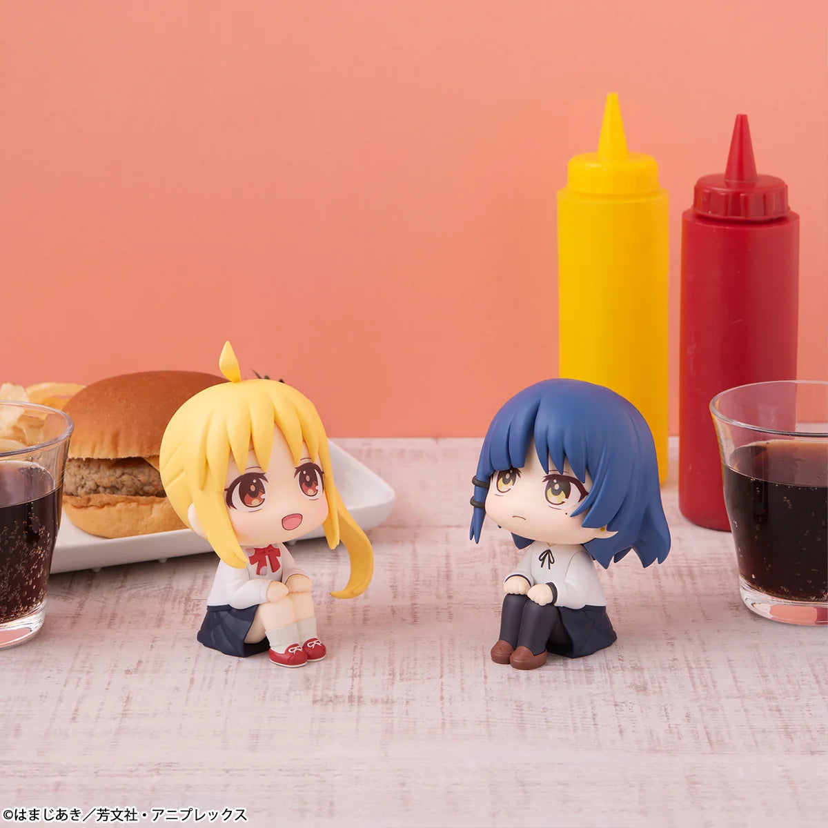 MegaHouse Lookup Bocchi the Rock Nijika Ijichi & Ryo Yamada Seated Figure Set