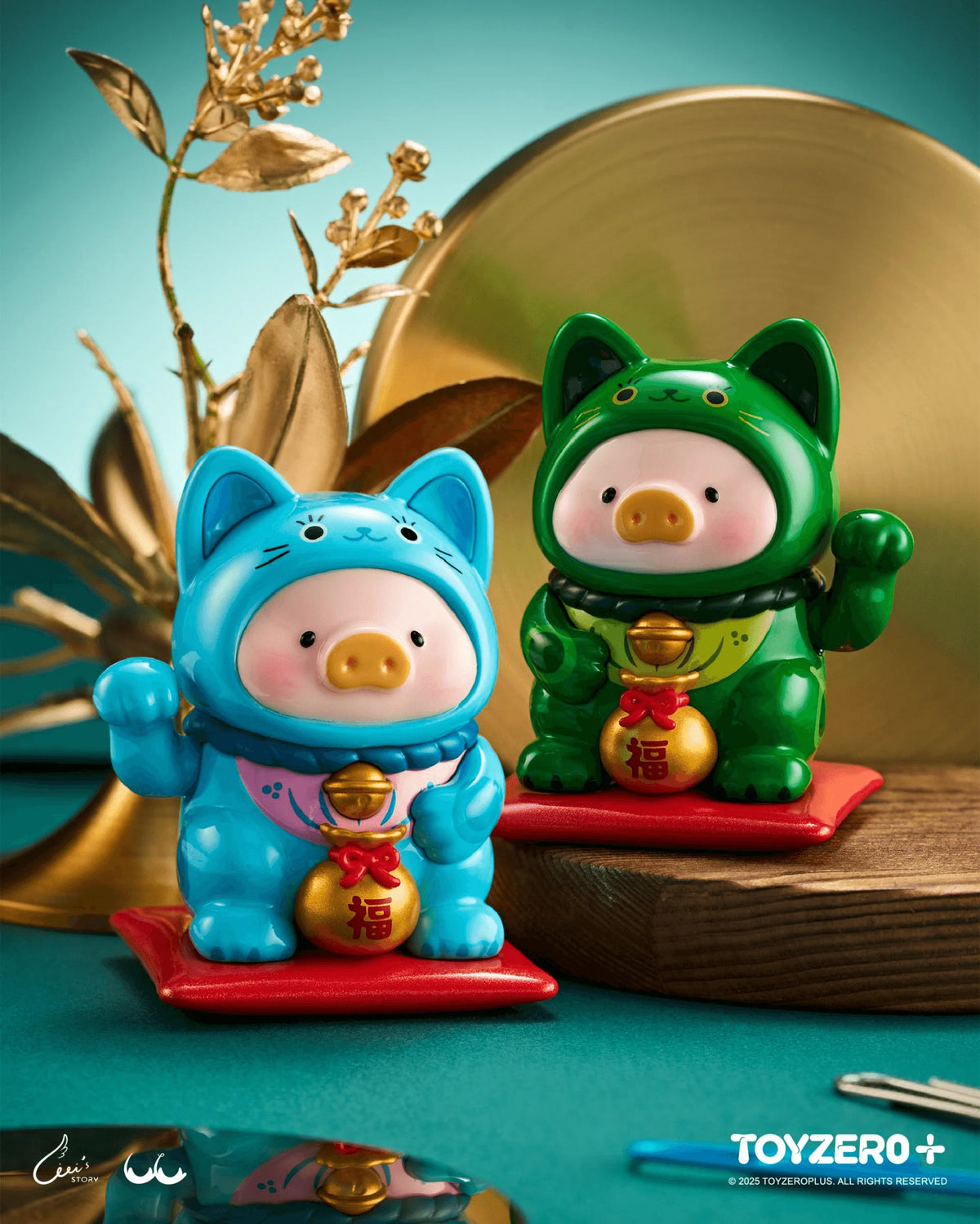 LuLu the Piggy - LUcky Cat Series (Box of 8)