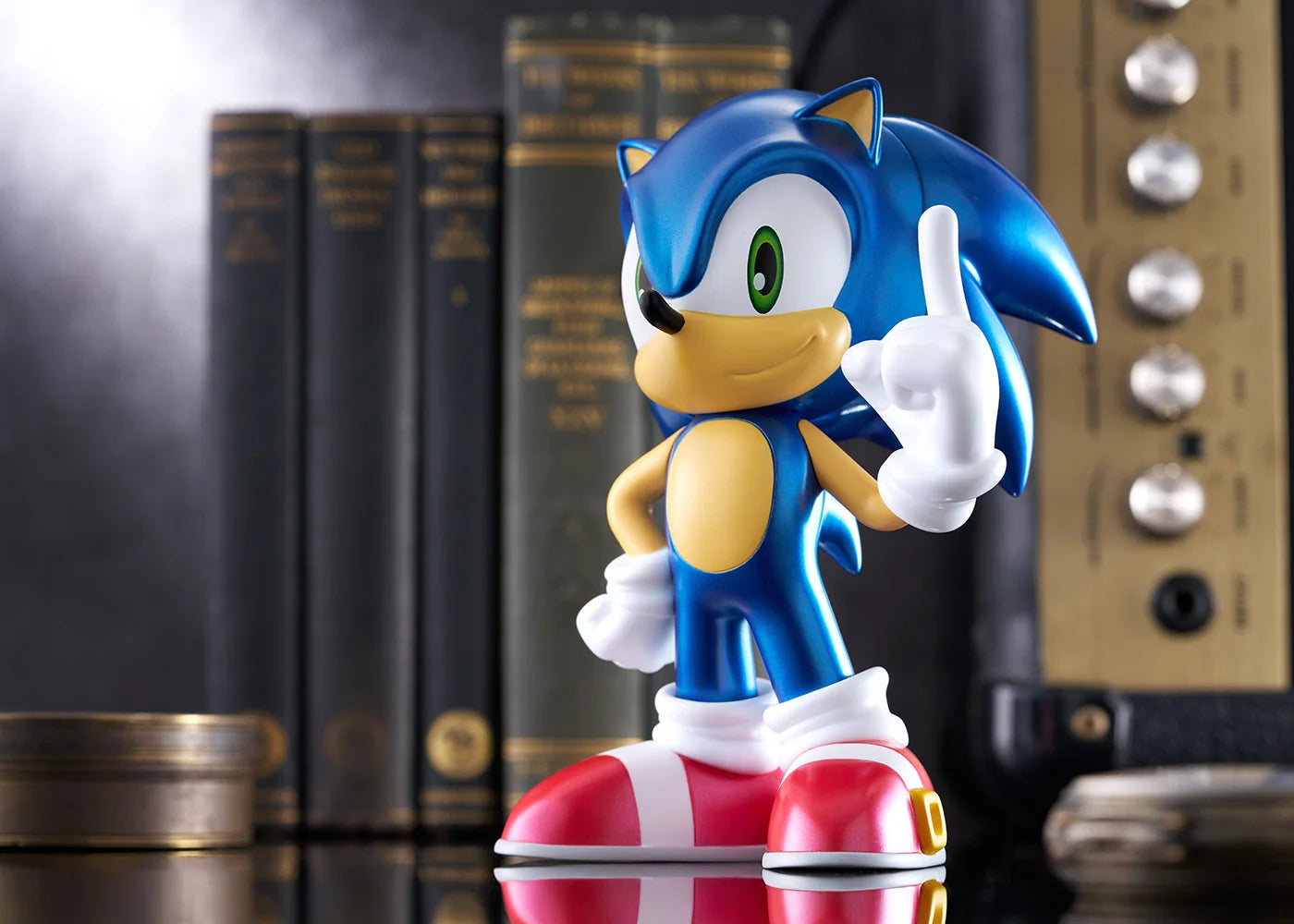 BellFine Sonic the Hedgehog Half Metallic Color PVC Figure