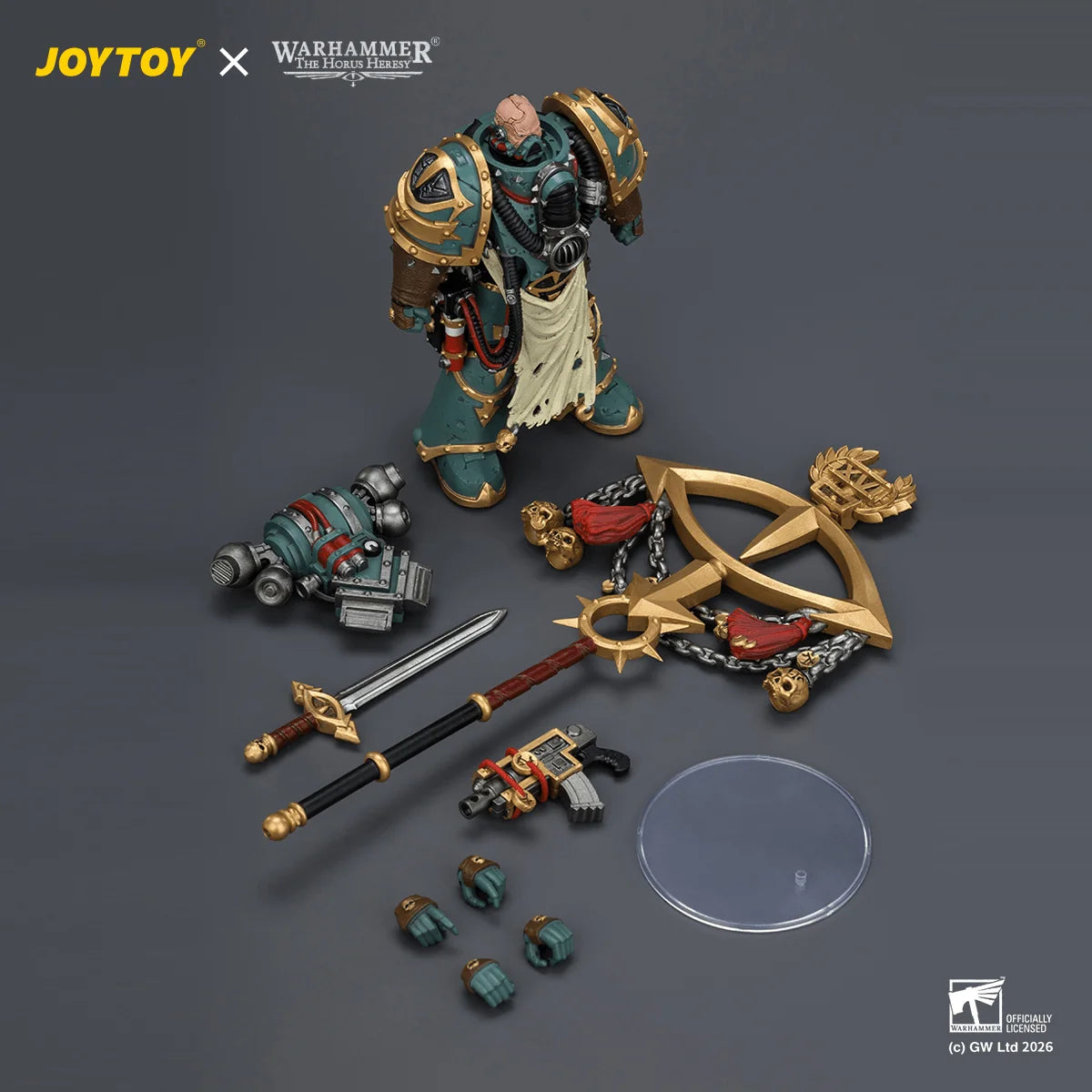 JOYTOY Warhammer 40K Sons of Horus Maloghurst the Twisted Action Figure