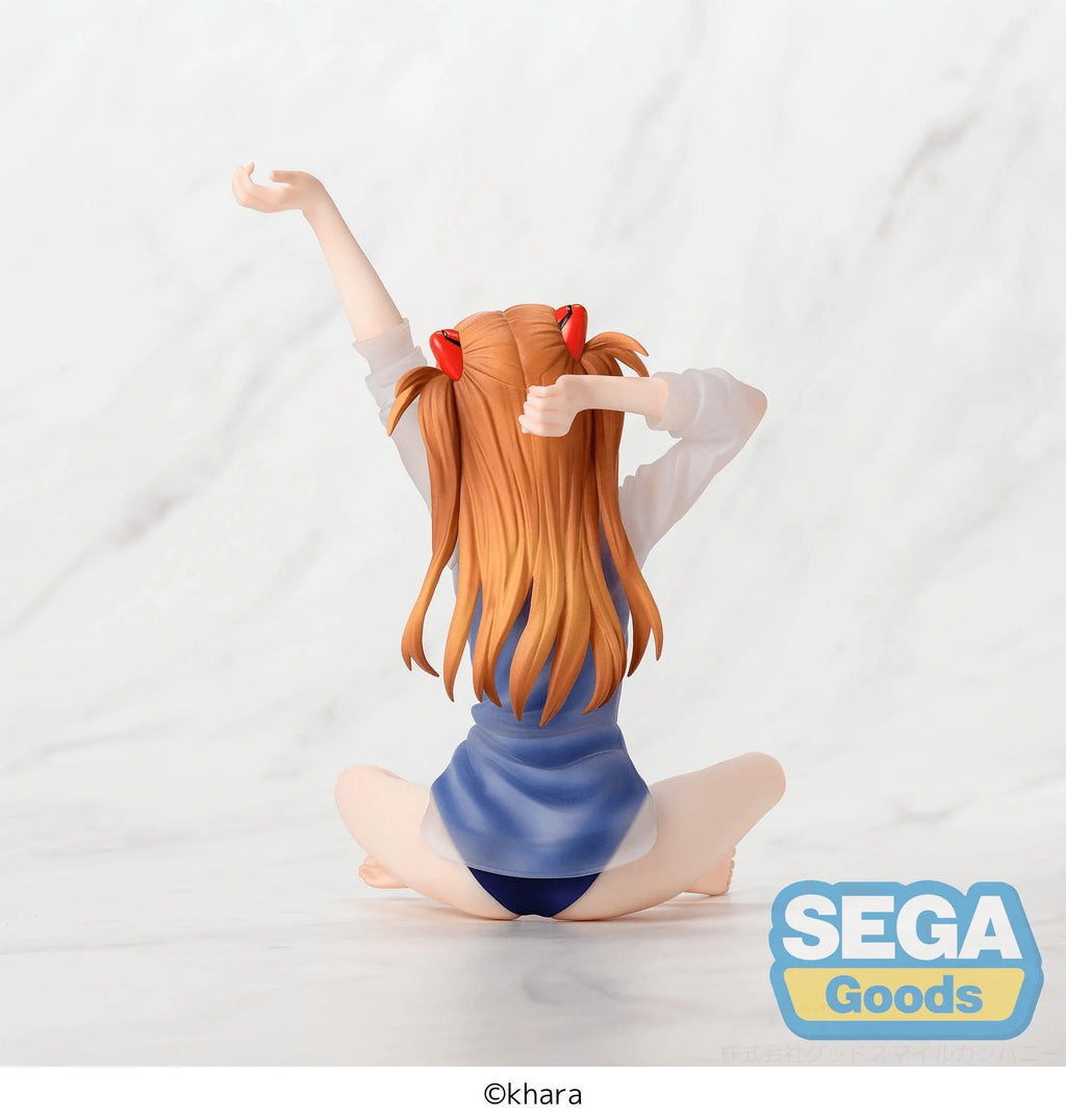 SEGA Yumemirize Asuka Shikinami Langley School Swimsuit PVC Figure