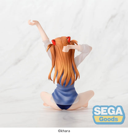SEGA Yumemirize Asuka Shikinami Langley School Swimsuit PVC Figure