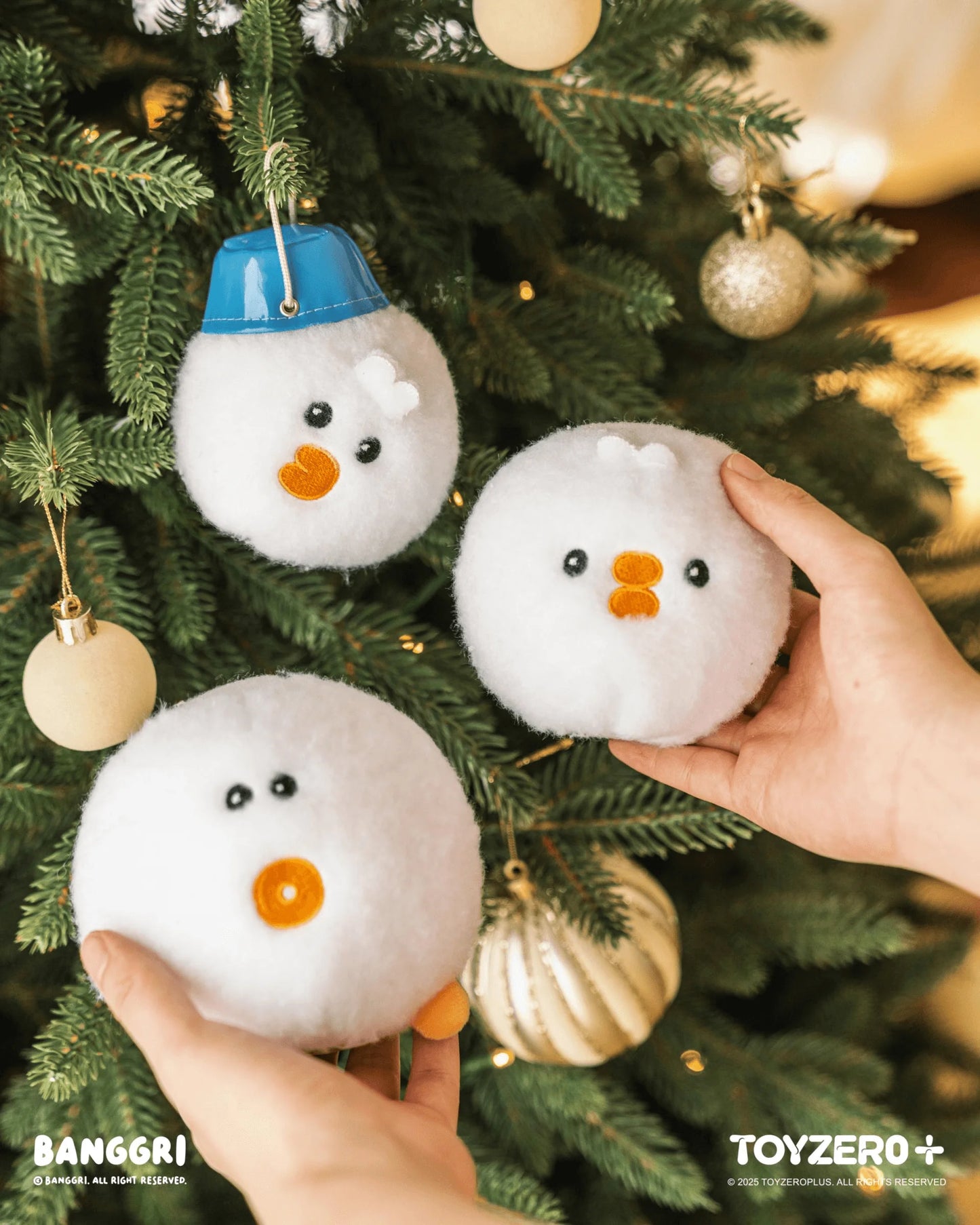 BANGGRI Winter Series - Unstable Snowball Bang-ari Plush