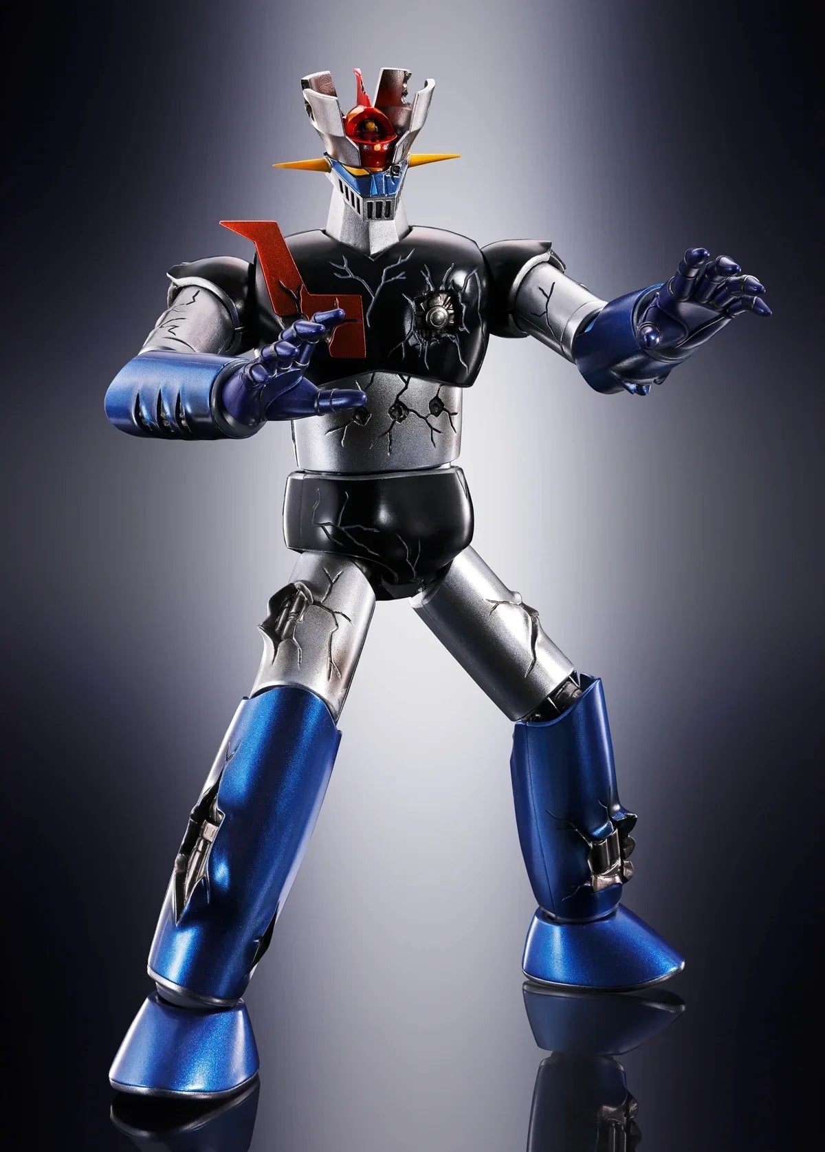 Tamashii Nations Soul of Chogokin Mazinger Z Kakumeishinka Damage Ver. Action Figure