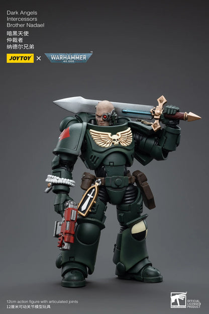 JOYTOY Warhammer 40K Dark Angels Intercessors Brother Nadael Action Figure