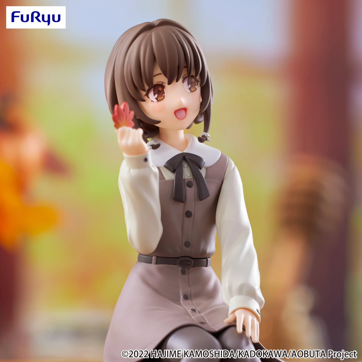 Rascal Does Not Dream Series Noodle Stopper Figure -Kaede Azusagawa Autumn Outfit ver.ー