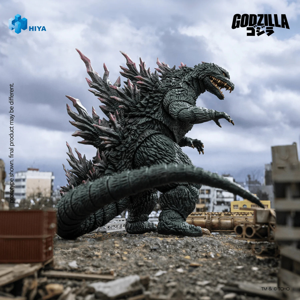 HIYA Exquisite Basic Series None Scale 7 Inch Godzilla vs. Megaguirus 2000 Godzilla Action Figure
