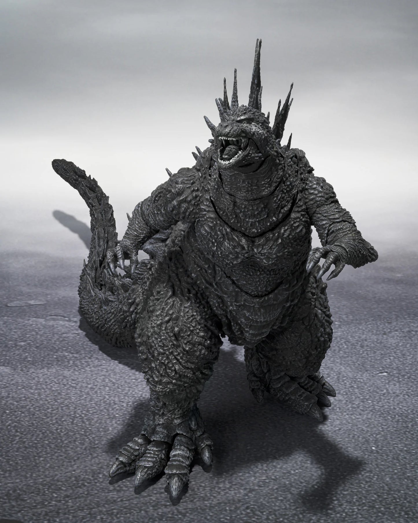 TAMASHII NATIONS S.H. MonsterArts Godzilla Minus One Monochrome Action Figure