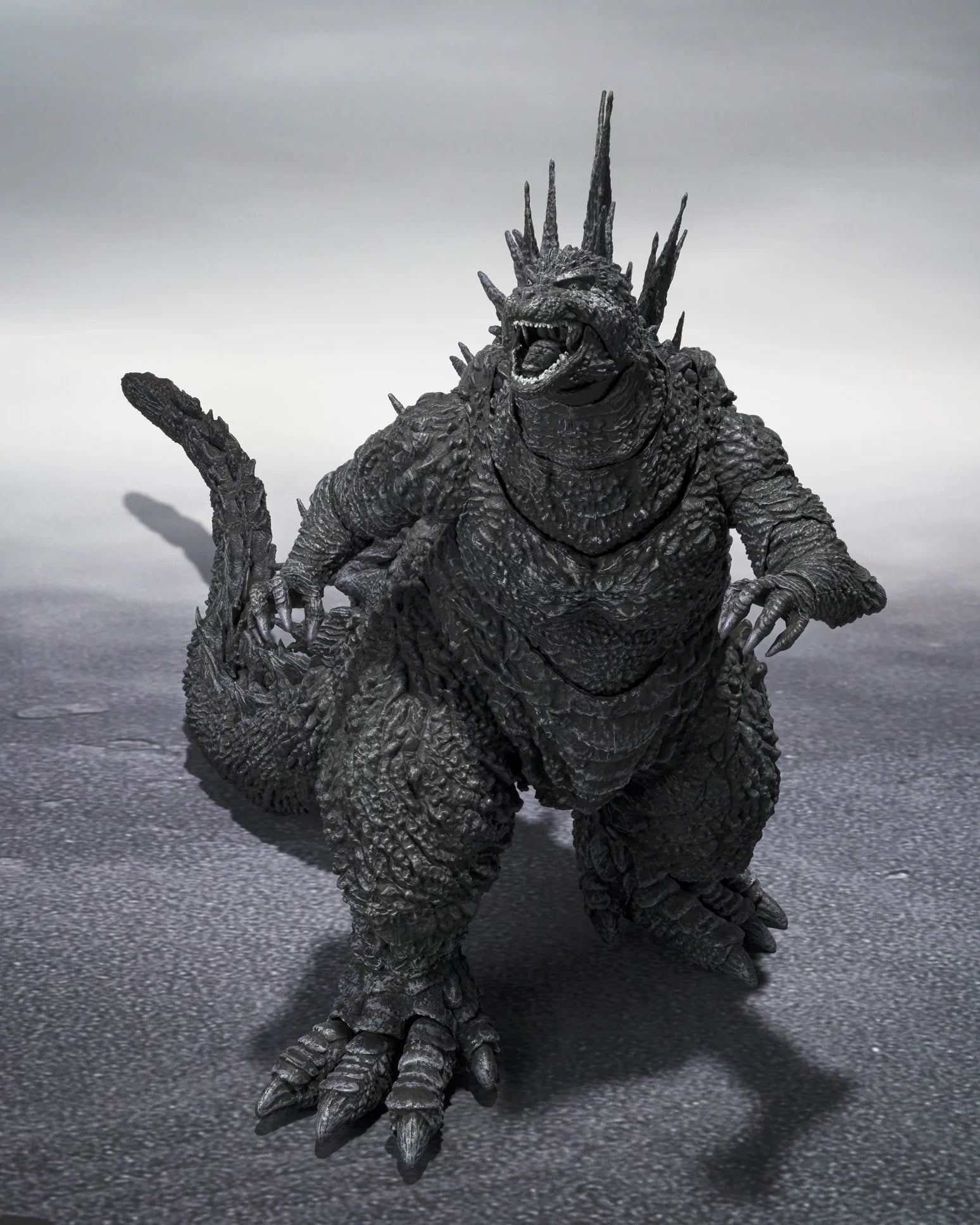 TAMASHII NATIONS S.H. MonsterArts Godzilla Minus One Monochrome Action Figure