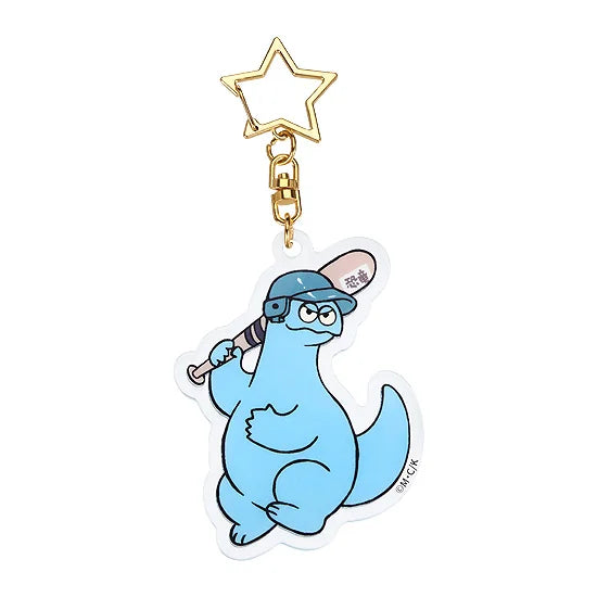 GoodSmile Moment Gal & Dino Glow-in-the-Dark Baseball Acrylic Keychain