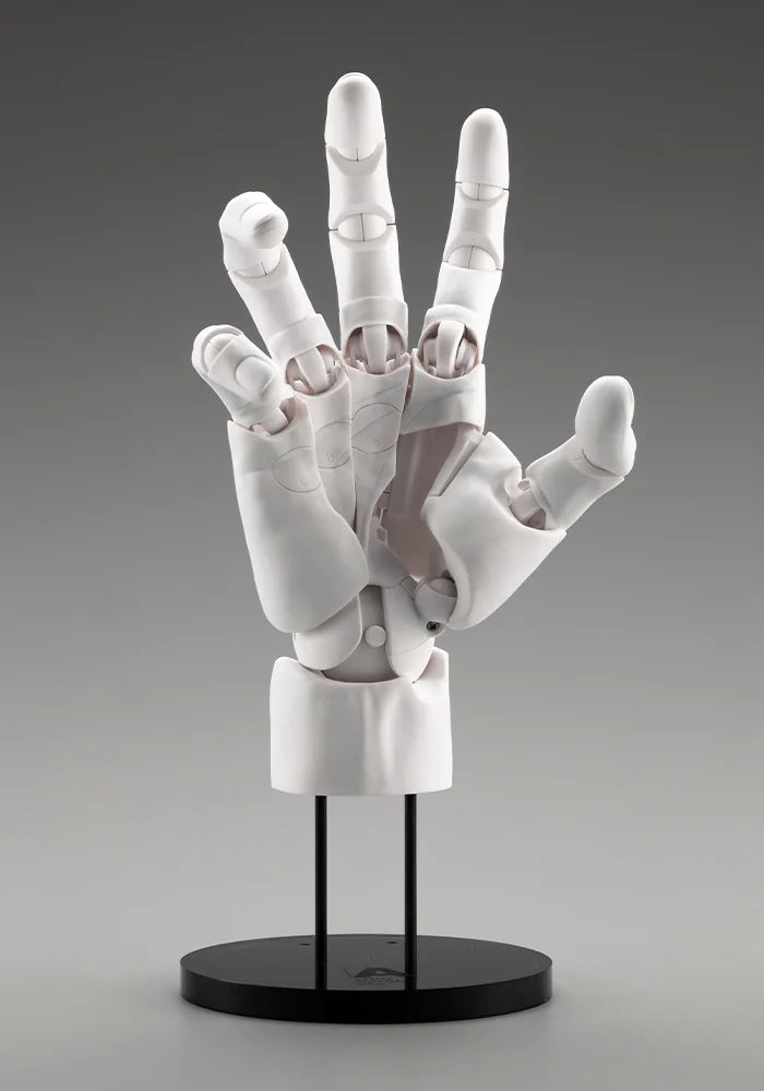 Kotobukiya Artist Support Item Men's Hand Model Right White
