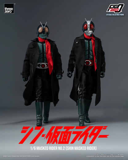Threezero FigZero 1/6 Masked Rider No. 2 Shin Masked Rider Action Figure