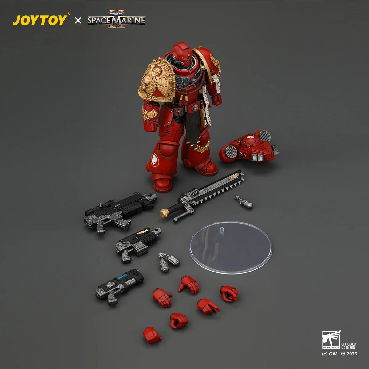 Game Edition Blood Angels Veteran with Bolt Rifle, Chainsword and Bolt Pistol and Plasma Pistol