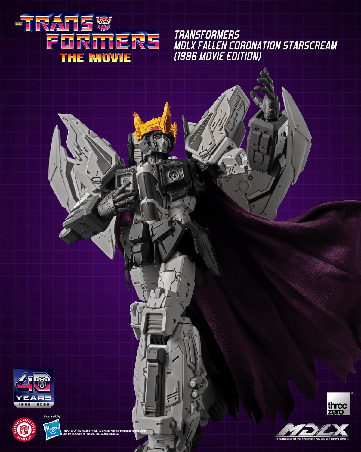 Transformers MDLX Fallen Coronation Starscream (1986 Movie Edition)