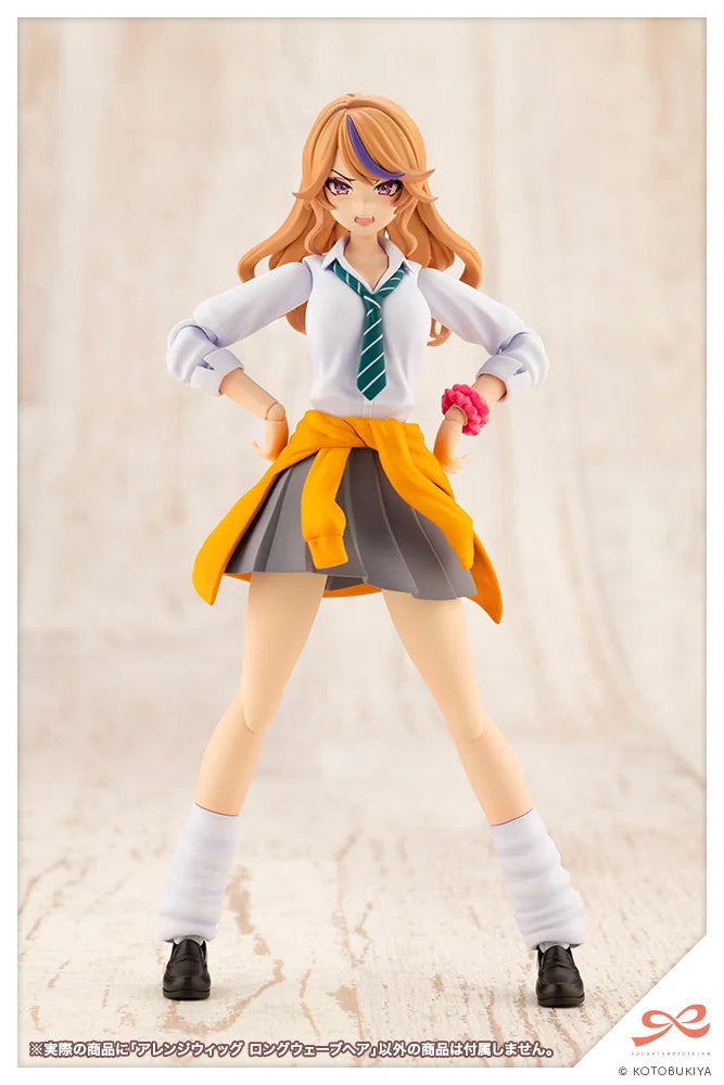 Kotobukiya Arranged Wigs Long Wavy Hair Plastic Model Kit