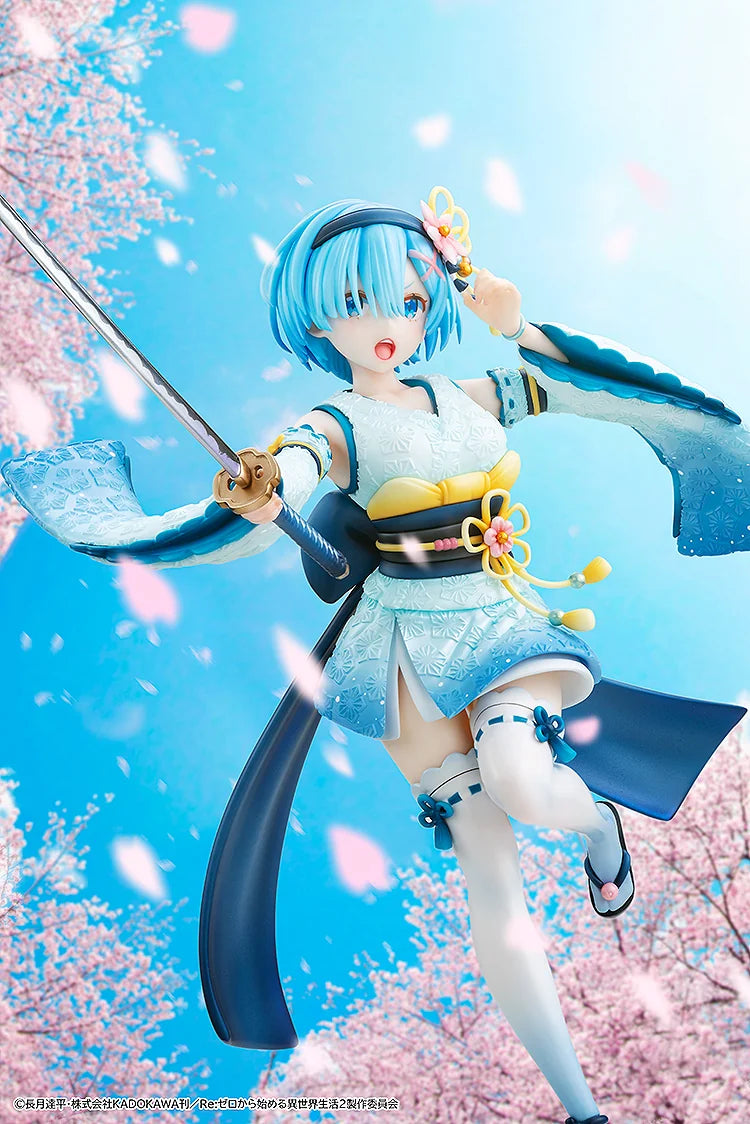 KADOKAWA Re:ZERO Rem Combat Outfit Ver. Scale Figure