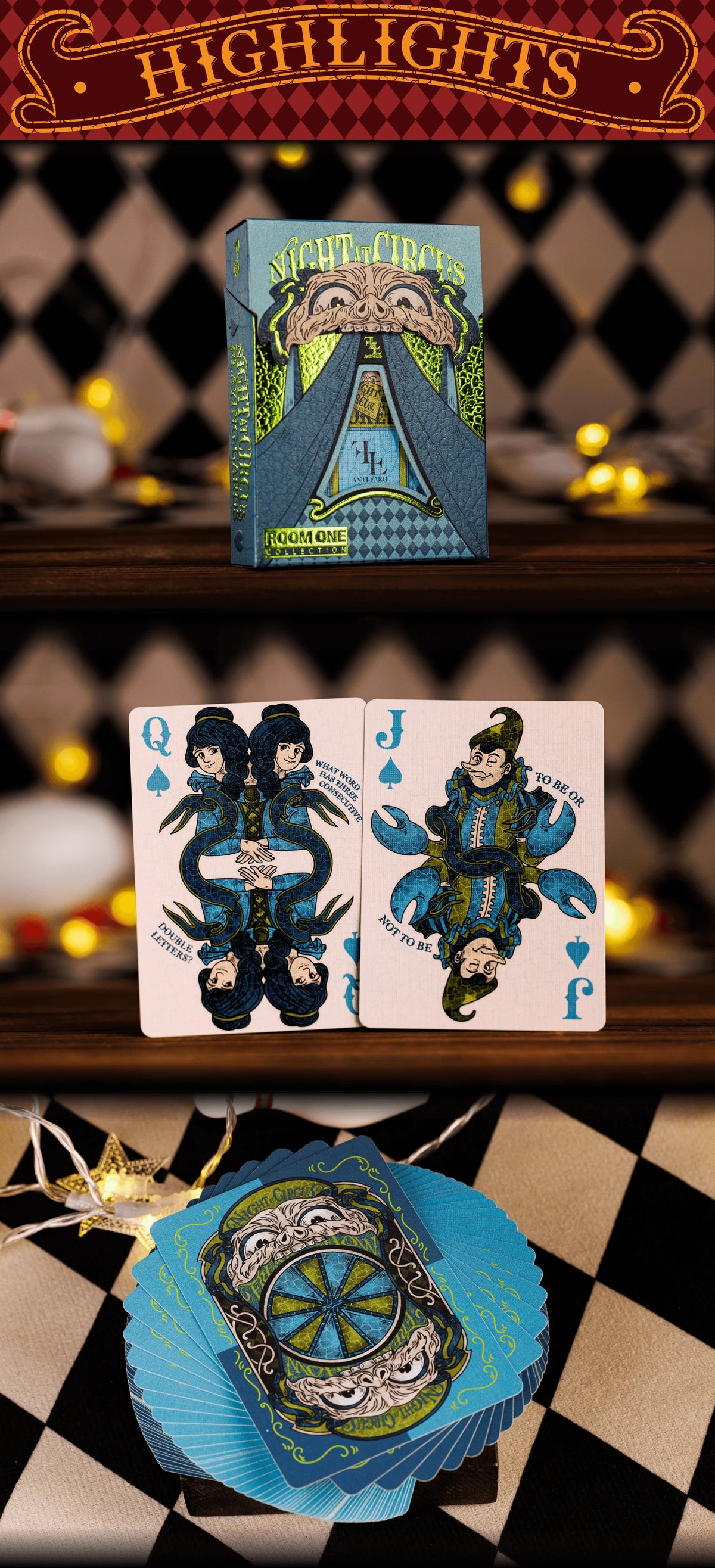 Night at Circus Playing Cards - Collector's Set