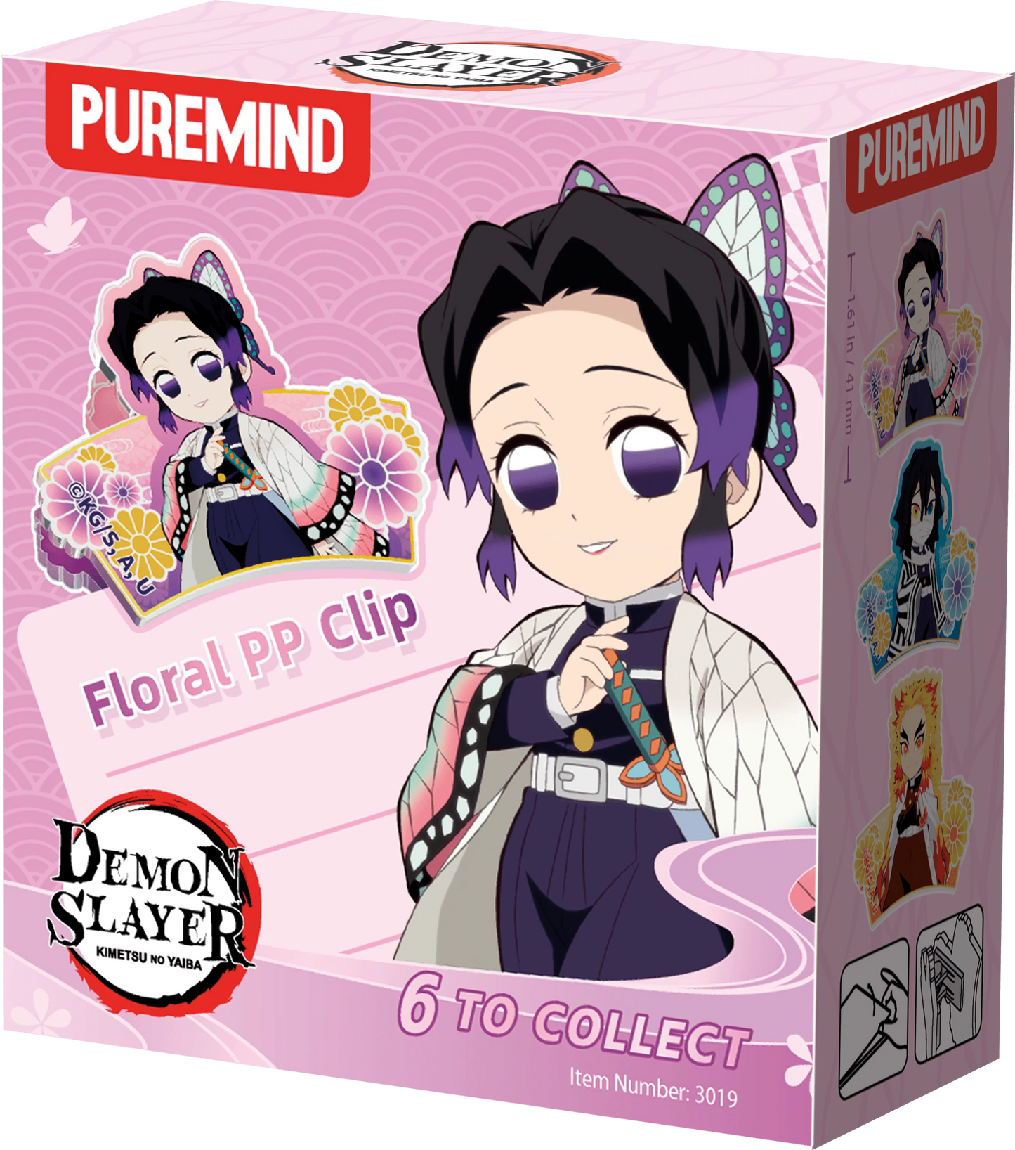 Demon Slayer - Floral PP Clip (Box of 6)