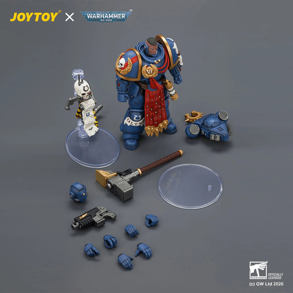 Ultramarines Ferren Areios with Thunder Hammer and Bolt Pistol