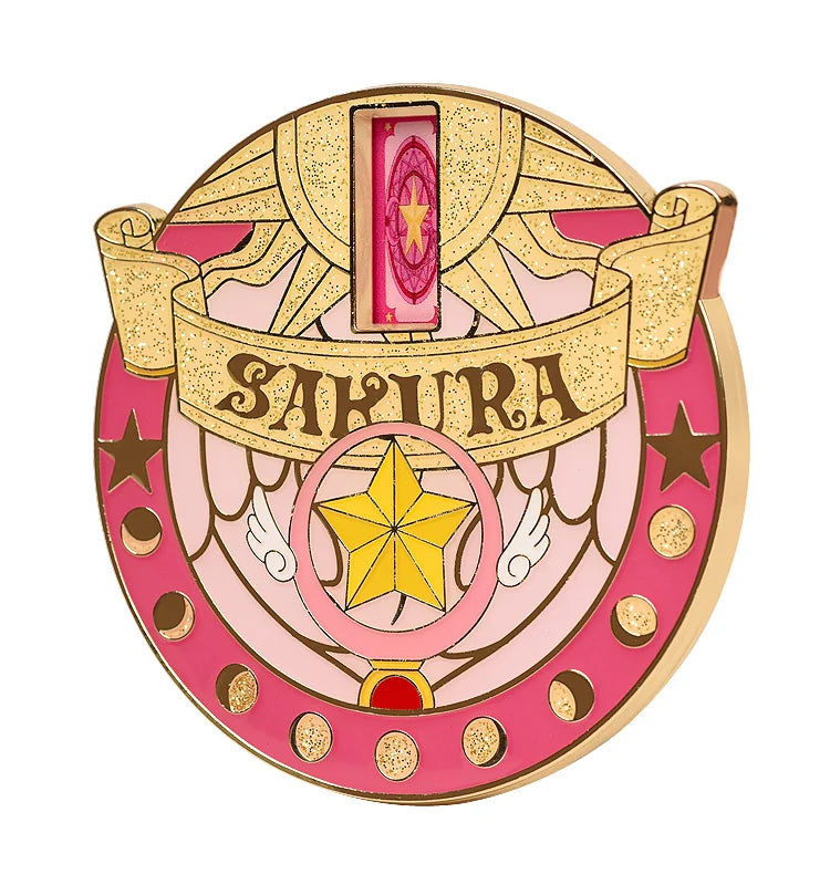 GoodSmile Moment Cardcaptor Sakura 25th Anniversary Rotating Metal Badge