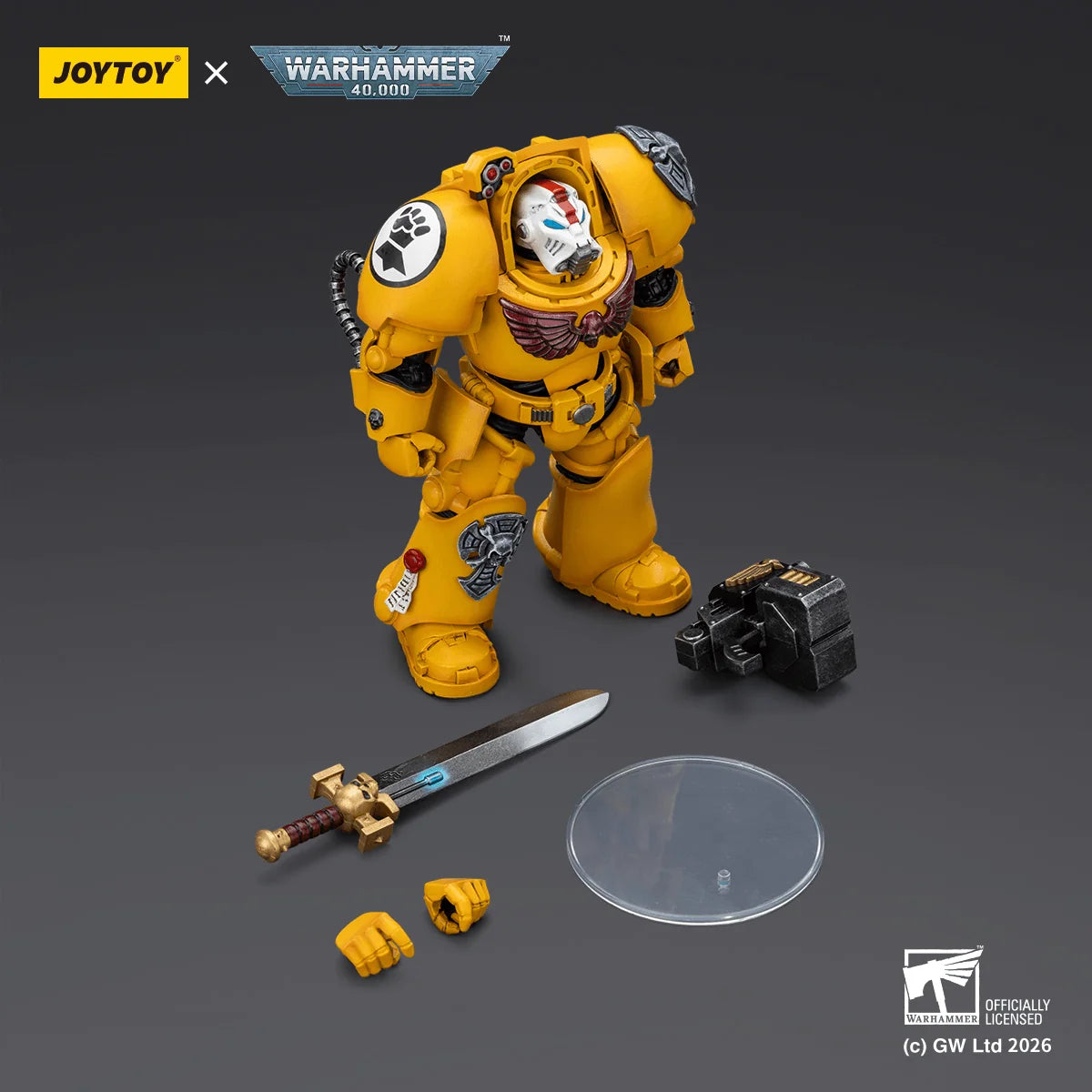 Imperial Fists Terminator 1 with Power Sword and Storm Bolter