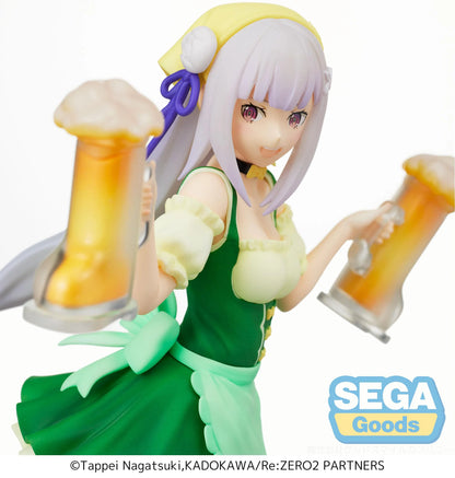 SEGA Prize Figure Re:ZERO Emilia Oktoberfest Ver. Scale Figure