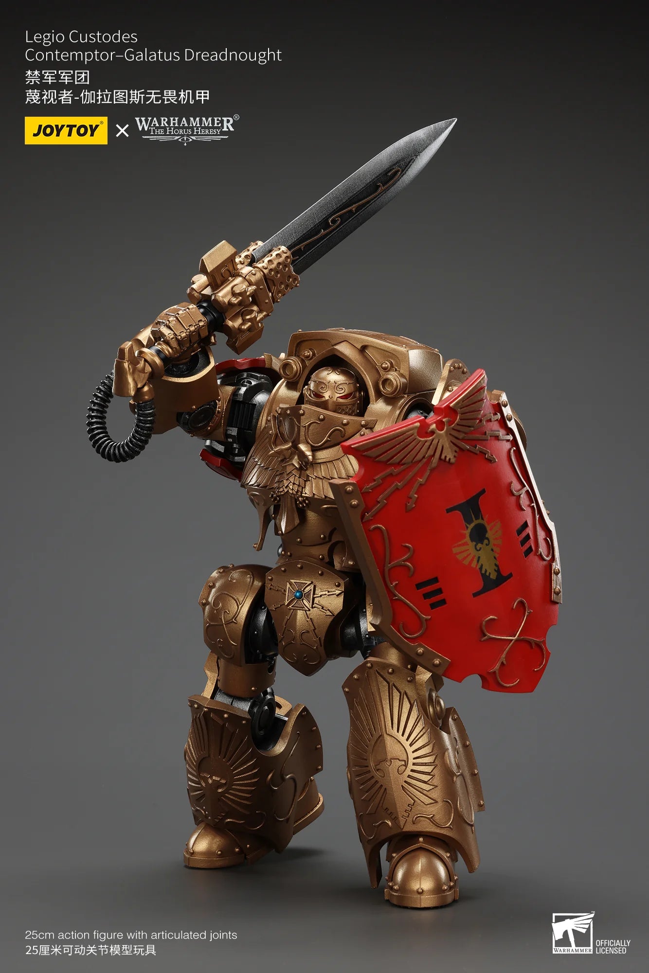JOYTOY Warhammer 40K Legio Custodes Contemptor-Galatus Dreadnought Collectible Figure